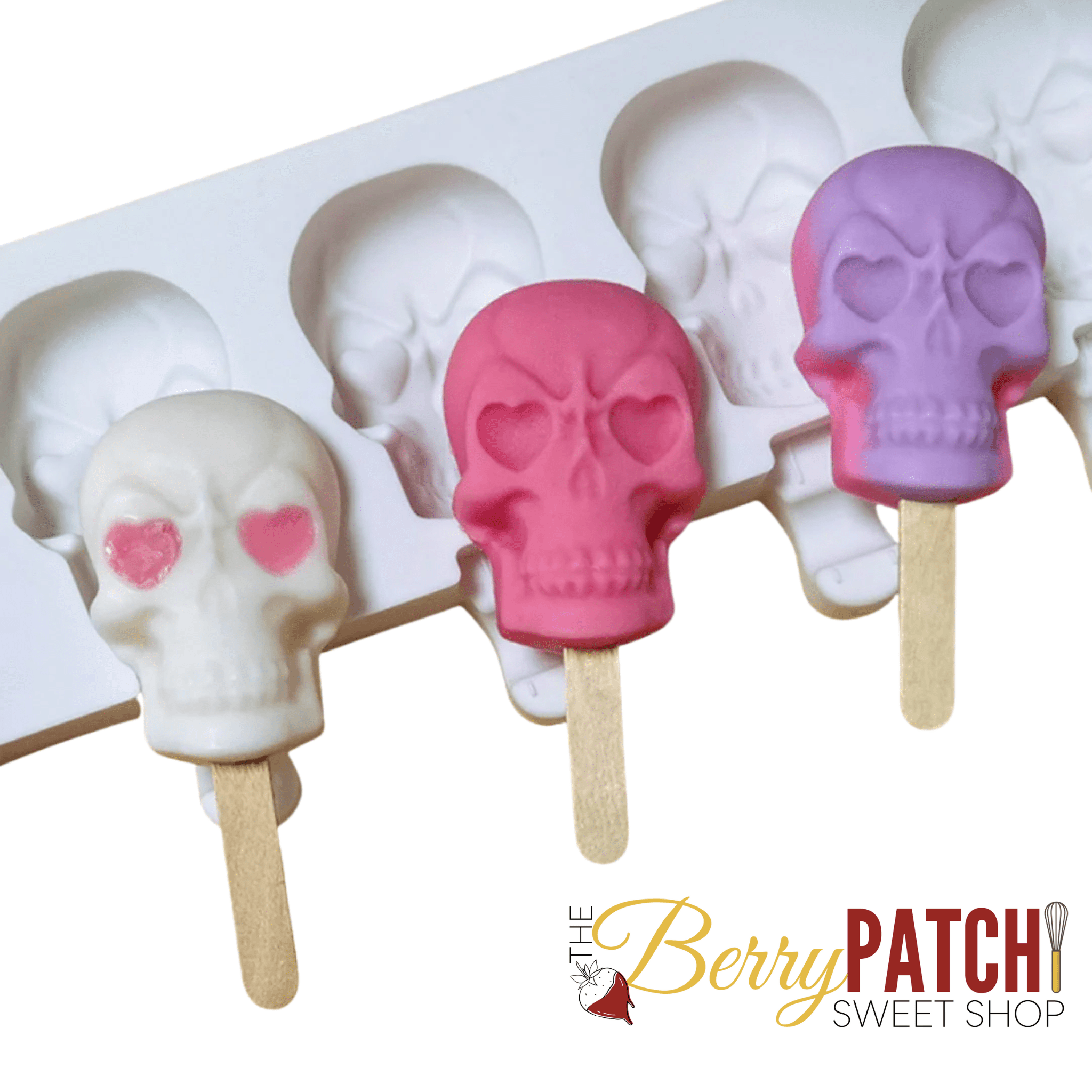 Skull Popsicle Mold- 6 Count